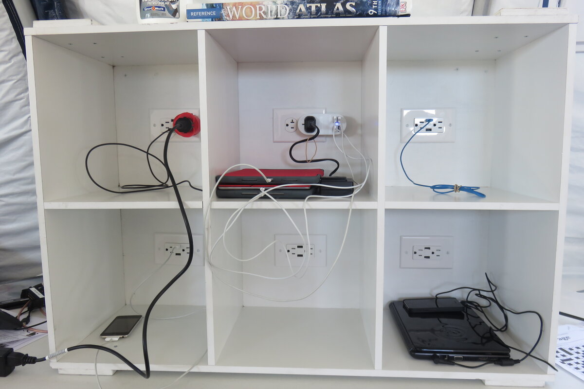 Guest charging station