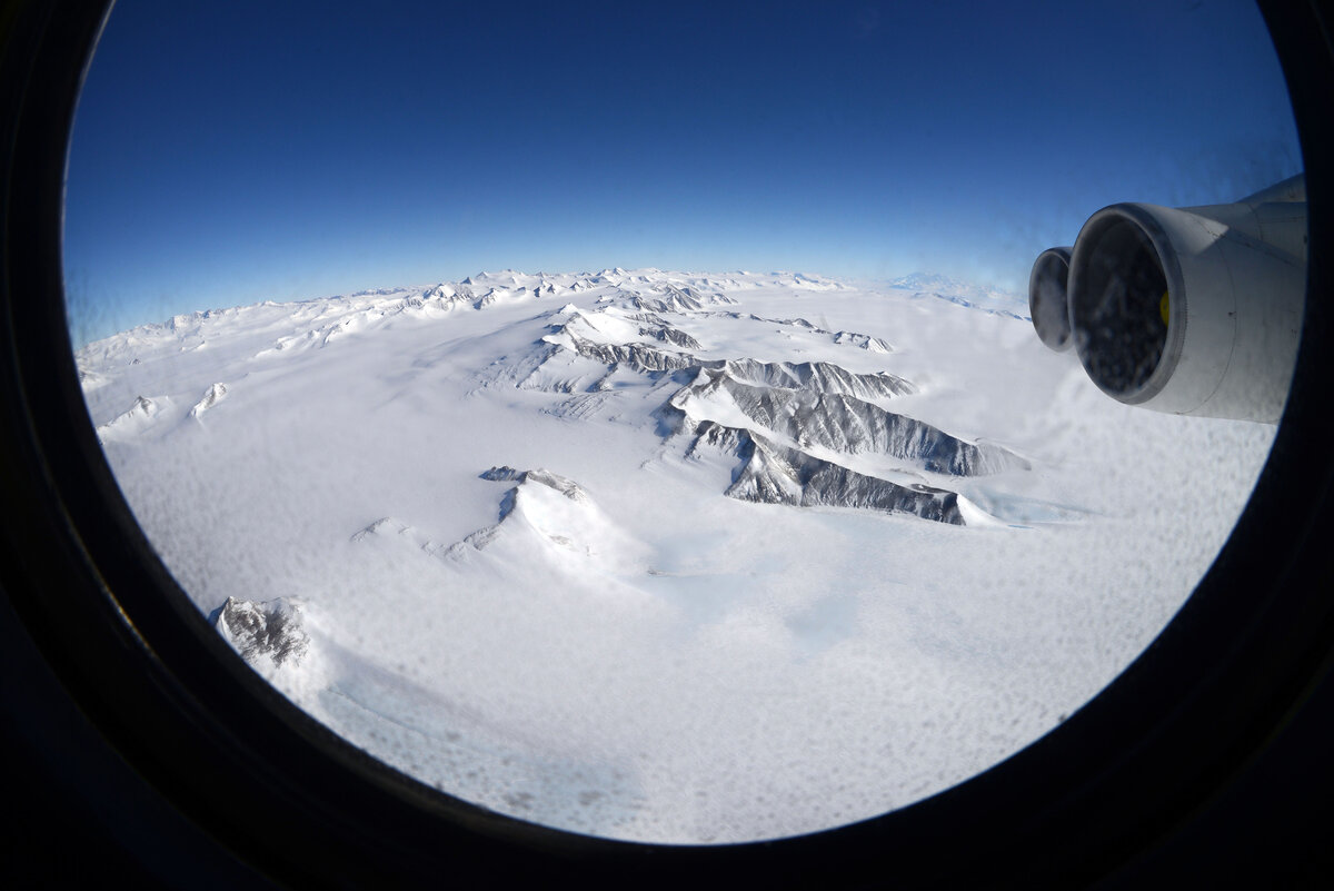 Ilyushin porthole view
