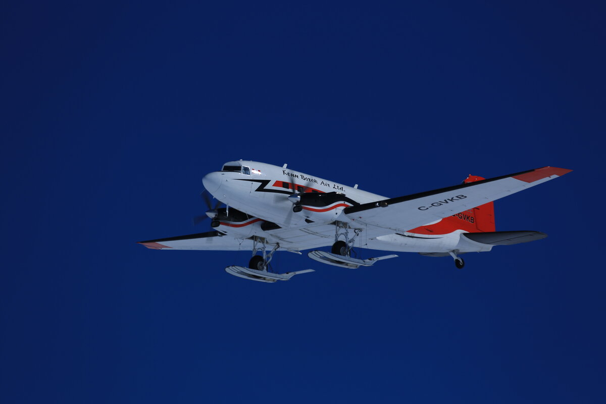 Basler BT-67 in the air