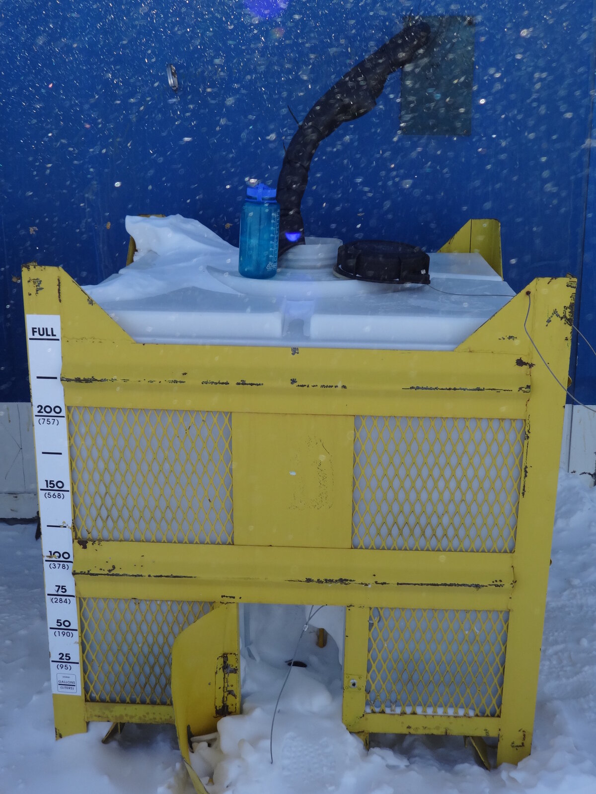 All human waste is removed from Union Glacier Camp